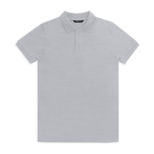 Carter Mens Polos Heather Grey